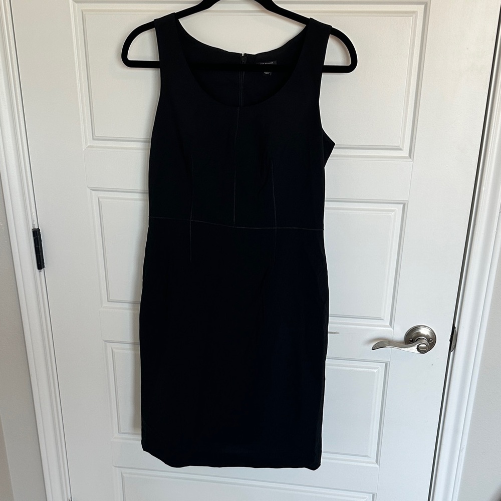 EUC Ann Taylor Classic Black Mini Dress size 6p